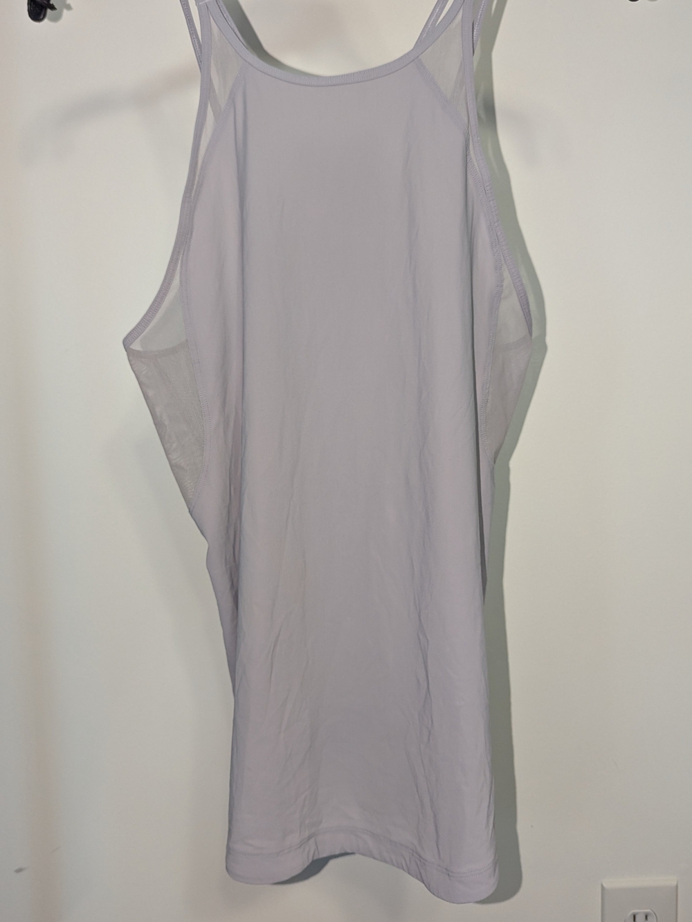 Lululemon Run Off Route Tank Iced Iris Light Grey Purple